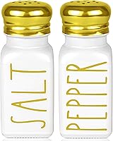 Vista 14 de Juego de salero y pimentero de Brighter Barns - Linda decoración moderna de cocina estilo granja para el hogar, restaurantes, bodas - Magníficos