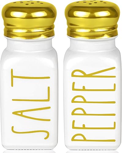 Miniatura 14 de Juego de salero y pimentero de Brighter Barns - Linda decoración moderna de cocina estilo granja para el hogar, restaurantes, bodas - Magníficos