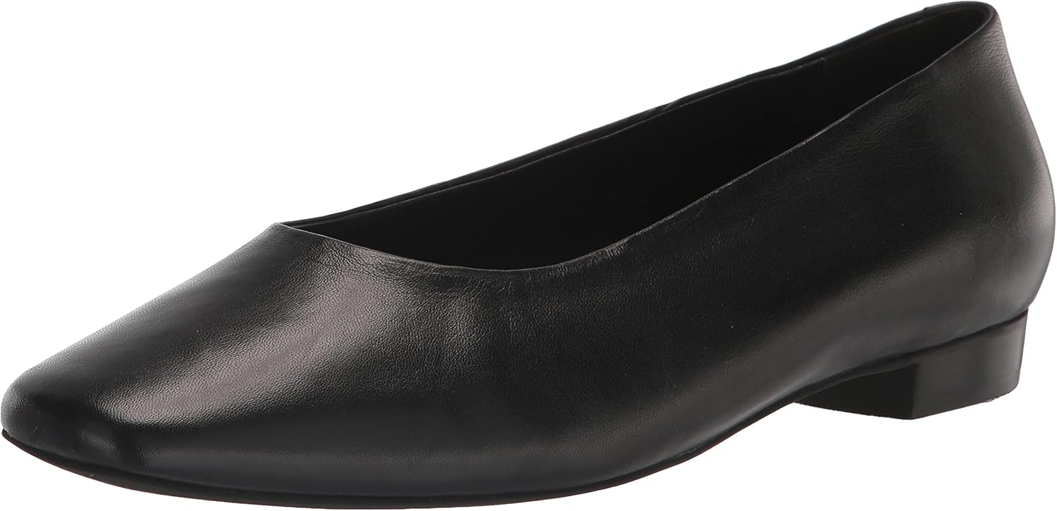 Trotters Women's Honor Ballet Flat, Black, 11 XX-Wide