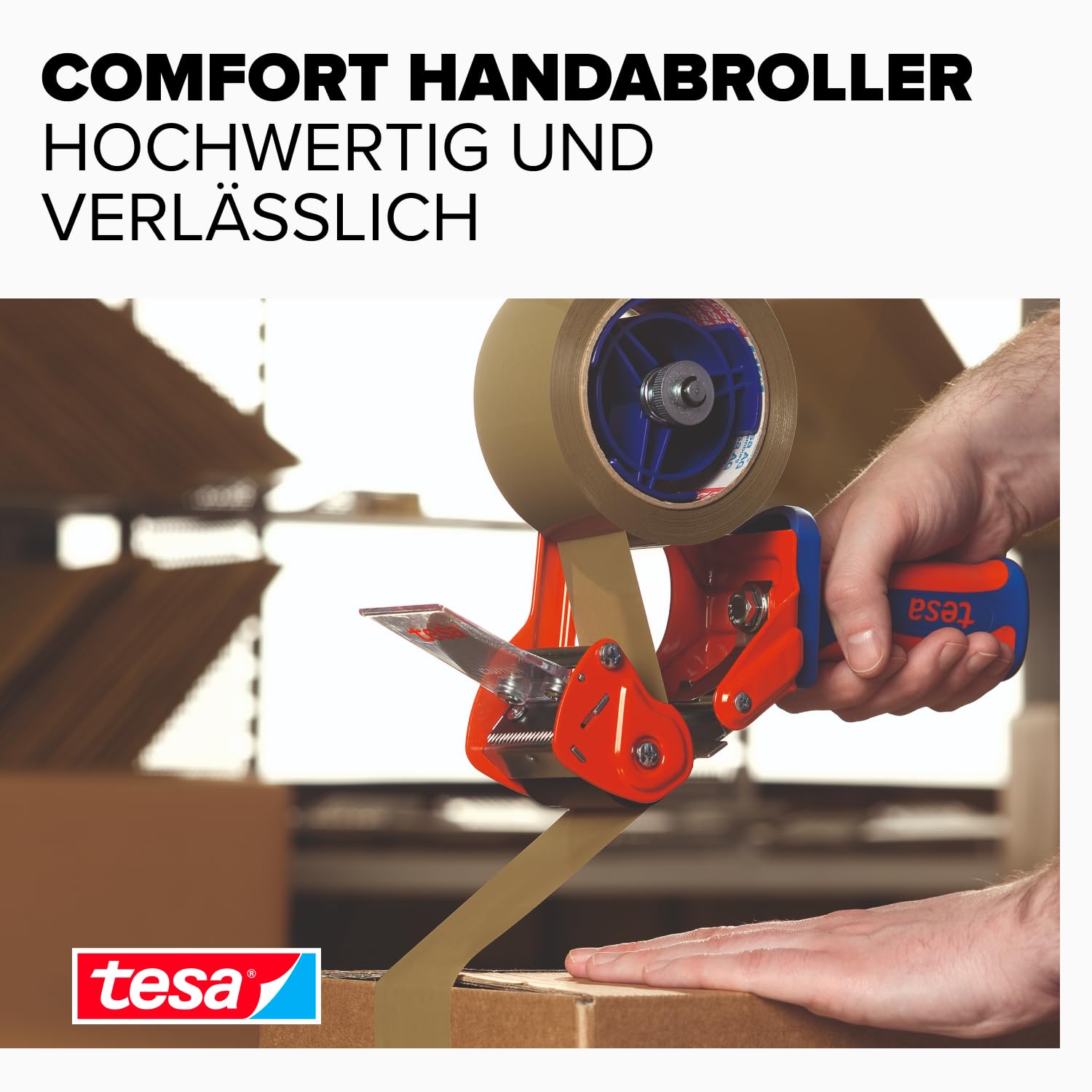 tesa tesapack 6400 Paketbandabroller Comfort - Image 2