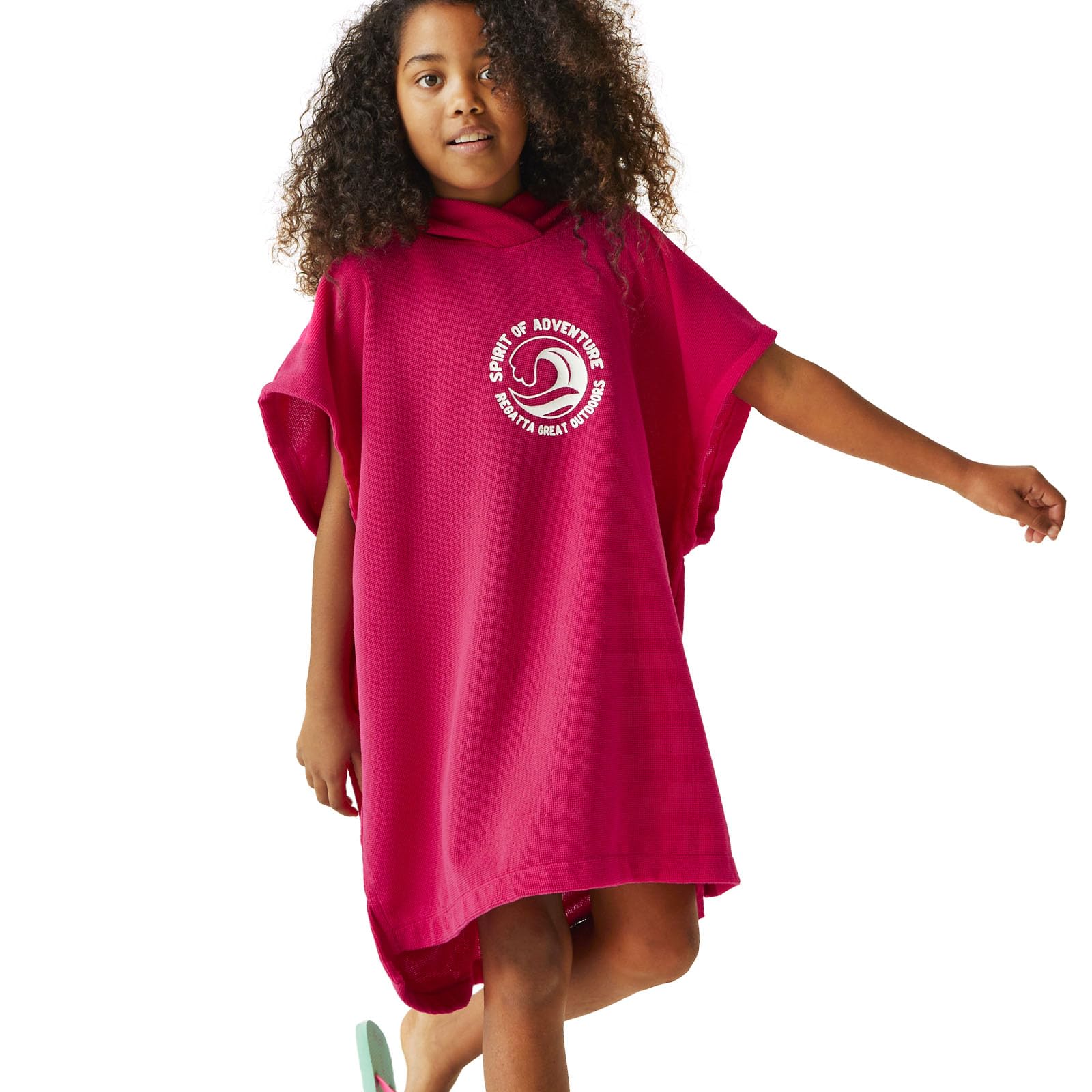 Regatta Girls Hooded Towel Robe