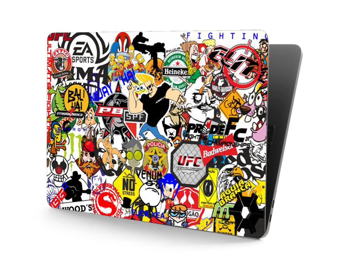 HD Rapid Design Printed Self Adhesive Laptop Skin Decal/Sticker for Asus Lenovo Dell HP Apple Laptop Upto 15.6 Inch which Makes Ultimate Protection and Personalization_01 (Design 04)