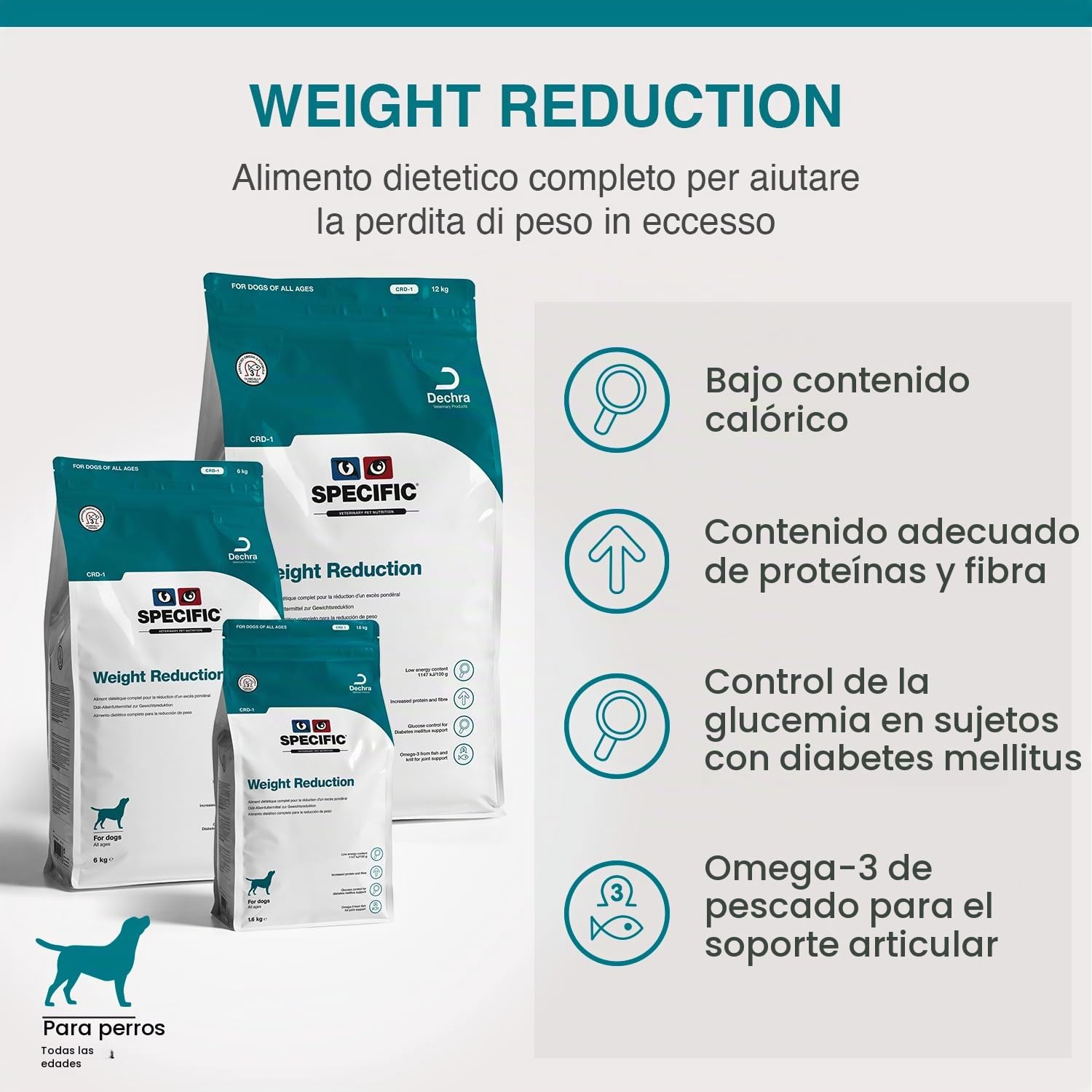 Specific Specific Canine Adult Crd1 Weight Reduction 6Kg 6000 g