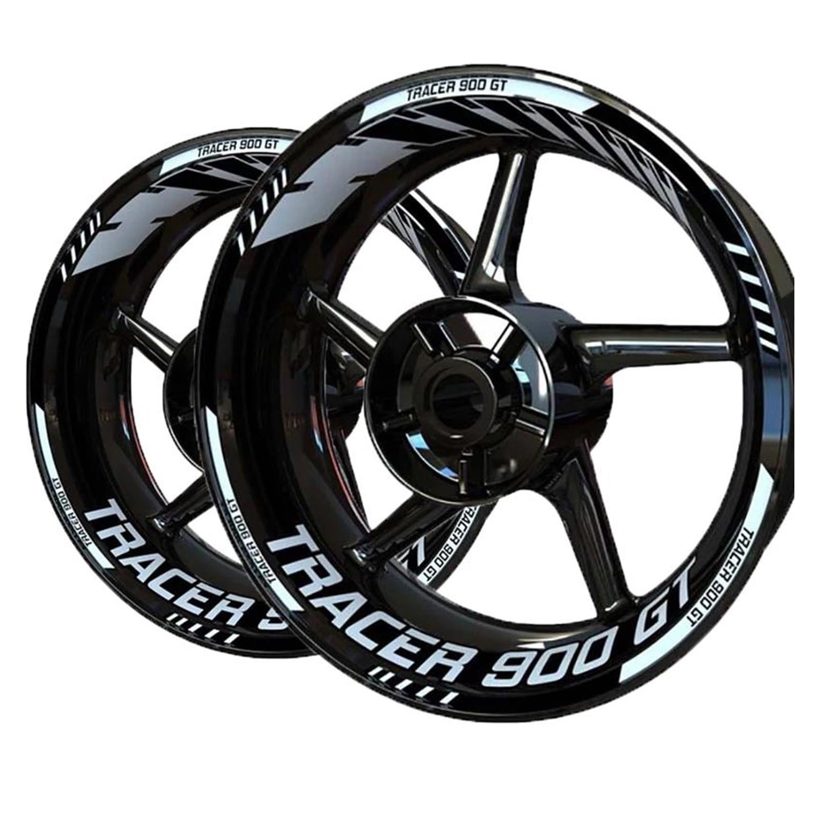 Motorcycle Reflective Wheel Stripe Sticker Waterproof Rim Decals for Yamaha for Tracer 9 7 900 700 Gt