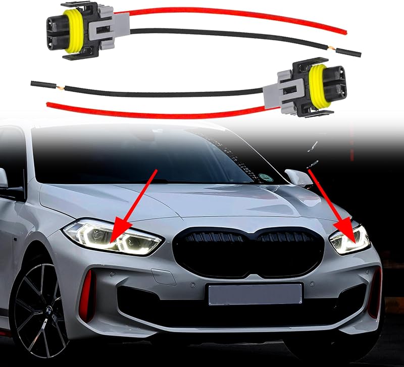 Chicote Adaptador Fêmea H11 H8 H9 880 881 para Farol e Neblina HEVLE – 2 unidades