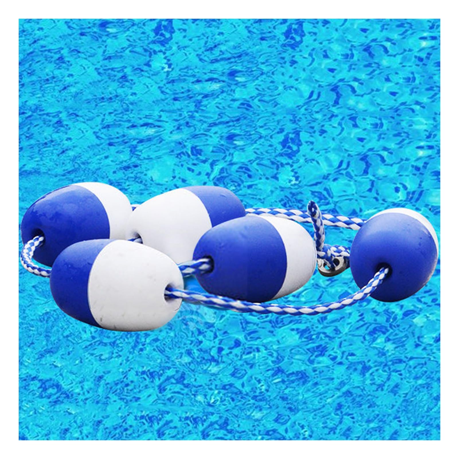 Corde de sécurité haute visibilité pour délimiter les zones de piscine