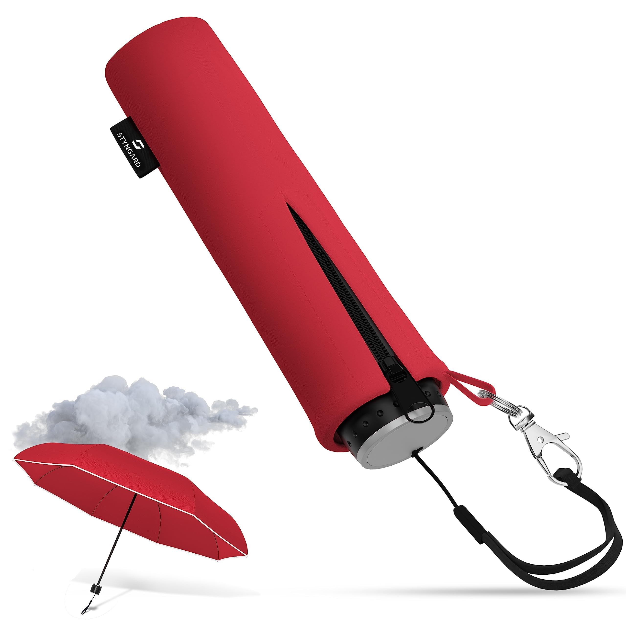 STYNGARD Regenschirm Kinder mit Sicherheitsreflektoren und Reflektorband - Kinder Regenschirm Mädchen & Junge - Kinderschirm - Schirm für Schulranzen Modell STOCKHOLM