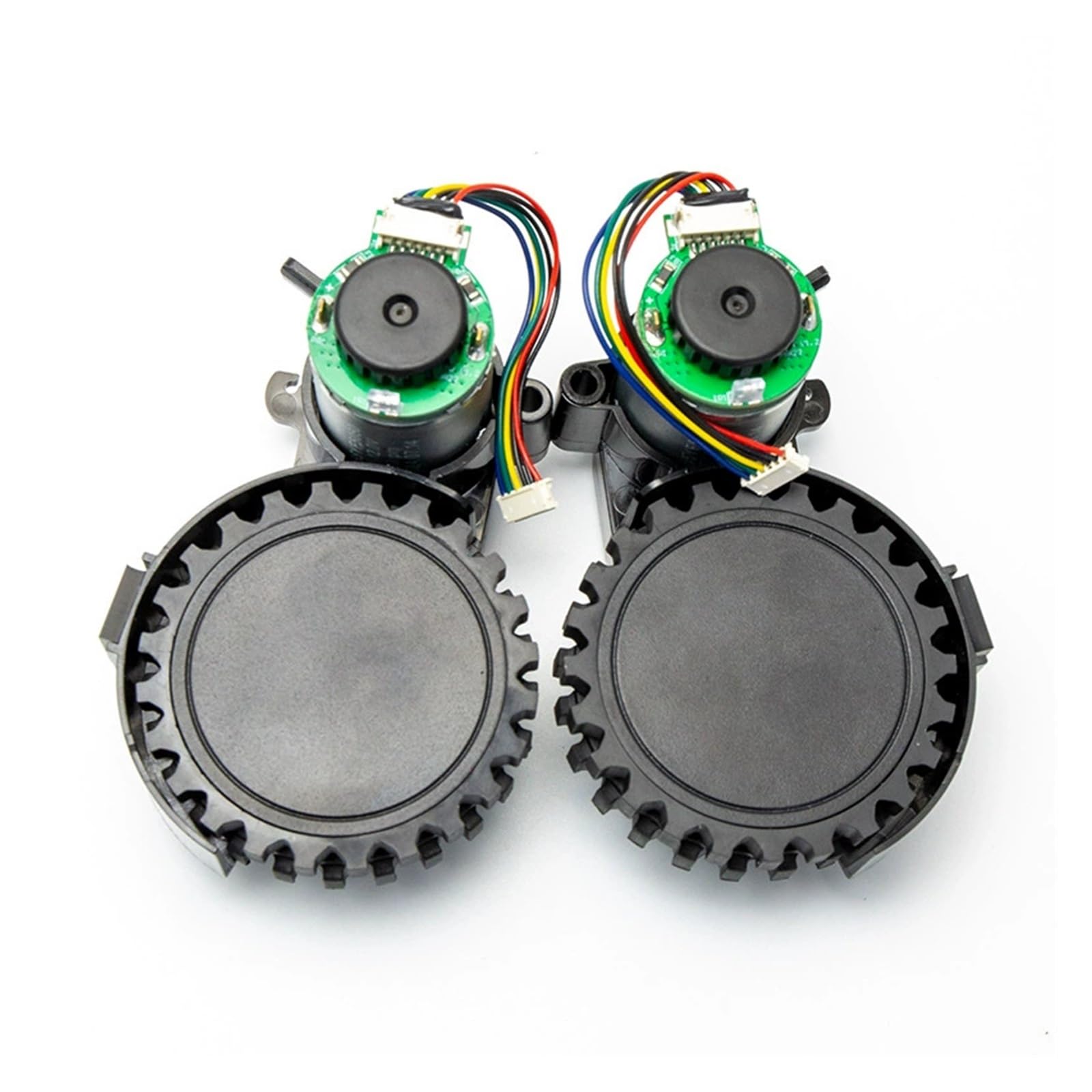 LMRXOFE Robot Vacuum Walking Wheels,Compatible For OKP,Compatible For Lefant,T700 M201 Robot Cleaner Parts Wheel Accessories Replacement(L+R)