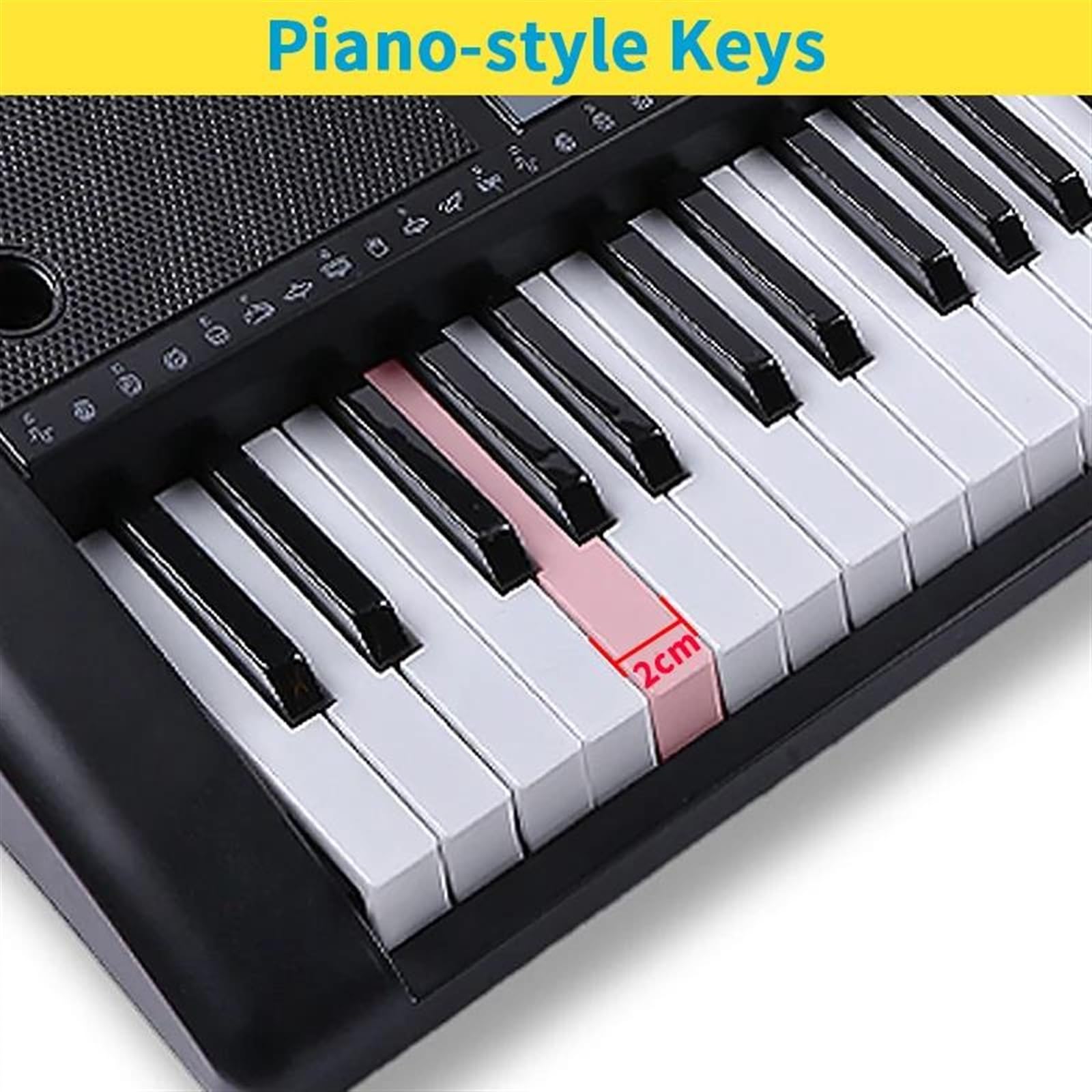 Dorosłych Klawiatura Elektroniczna Profesjonalna Klawiatura Fortepianowa 61 Klawiszy Instrumenty Muzyczne Kontroler Elektroniczny Syntezator Cyfrowy
