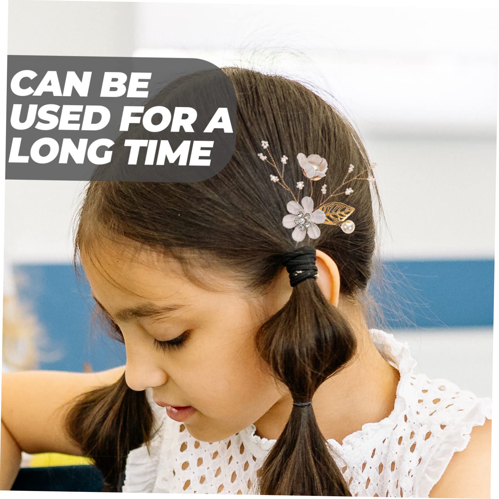 MAGICLULU 3 Sätze Kamm Abschlussball Haarspangen Kopfschmuck für Mädchen haarschmuck Haarnadel Tiara Haarklammer Mädchen Kopfbedeckungen für die Hochzeit Braut Haargabel die Blumen schmücken