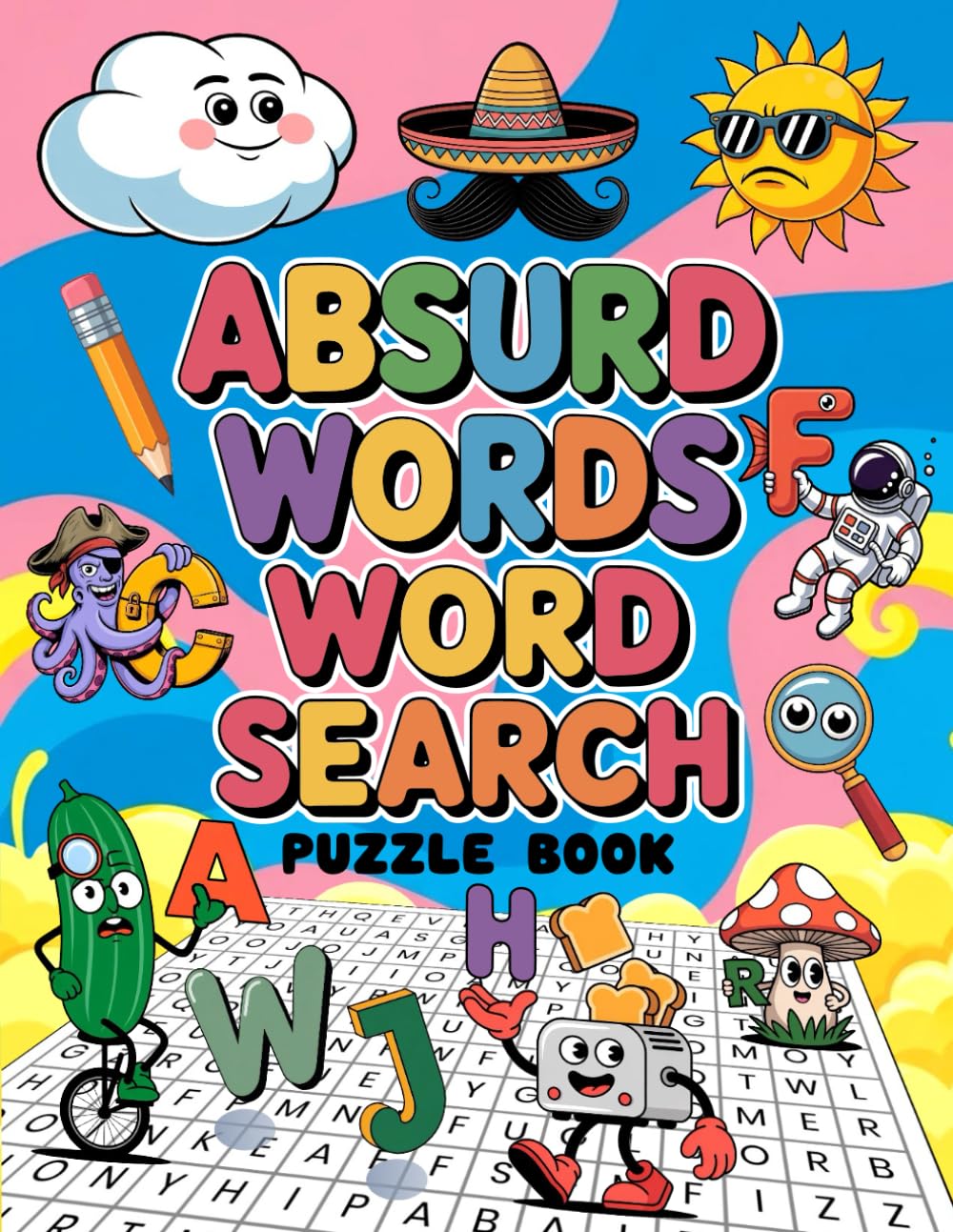 Absurd Words Word Search: 100 Large-Print Obscure Wordfinds Puzzle For Adults, Teens, Seniors, and Logophiles, of Rare, Uncommon, Unusual and Wordiness Wording from Around the World.