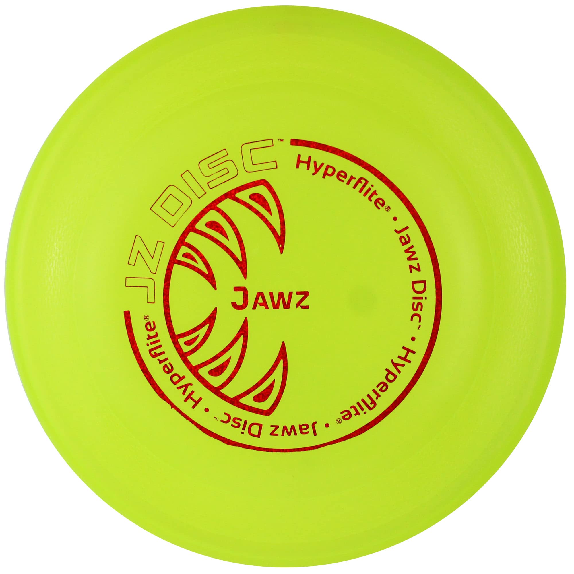Hyperflite Disco Volador para perro masticable K10 Jawz Discdogging - amarillo