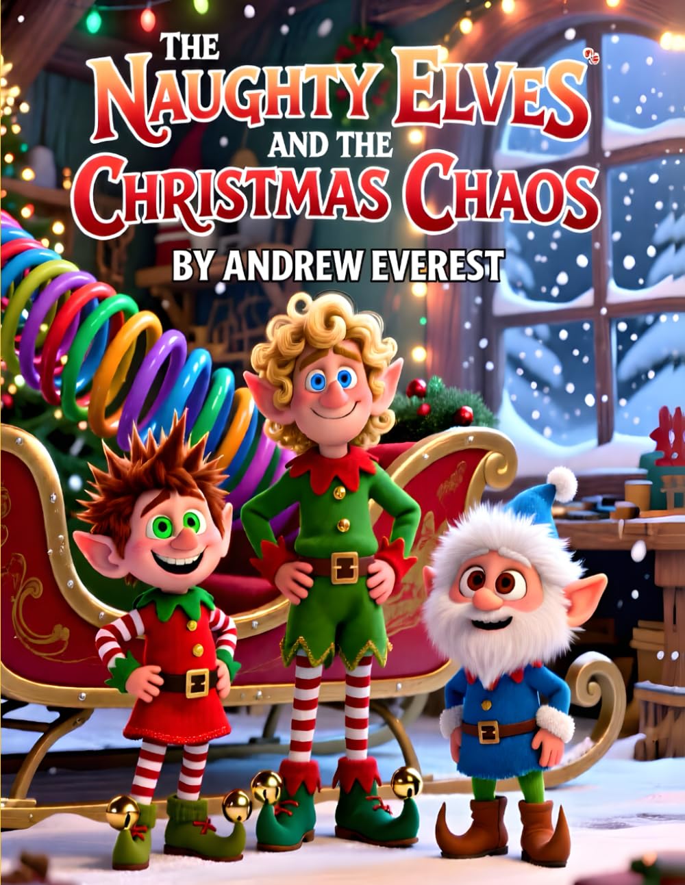 THE NAUGHTY ELVES AND THE CHRISTMAS CHAOS: Perfect Gift for Christmas or Birthday