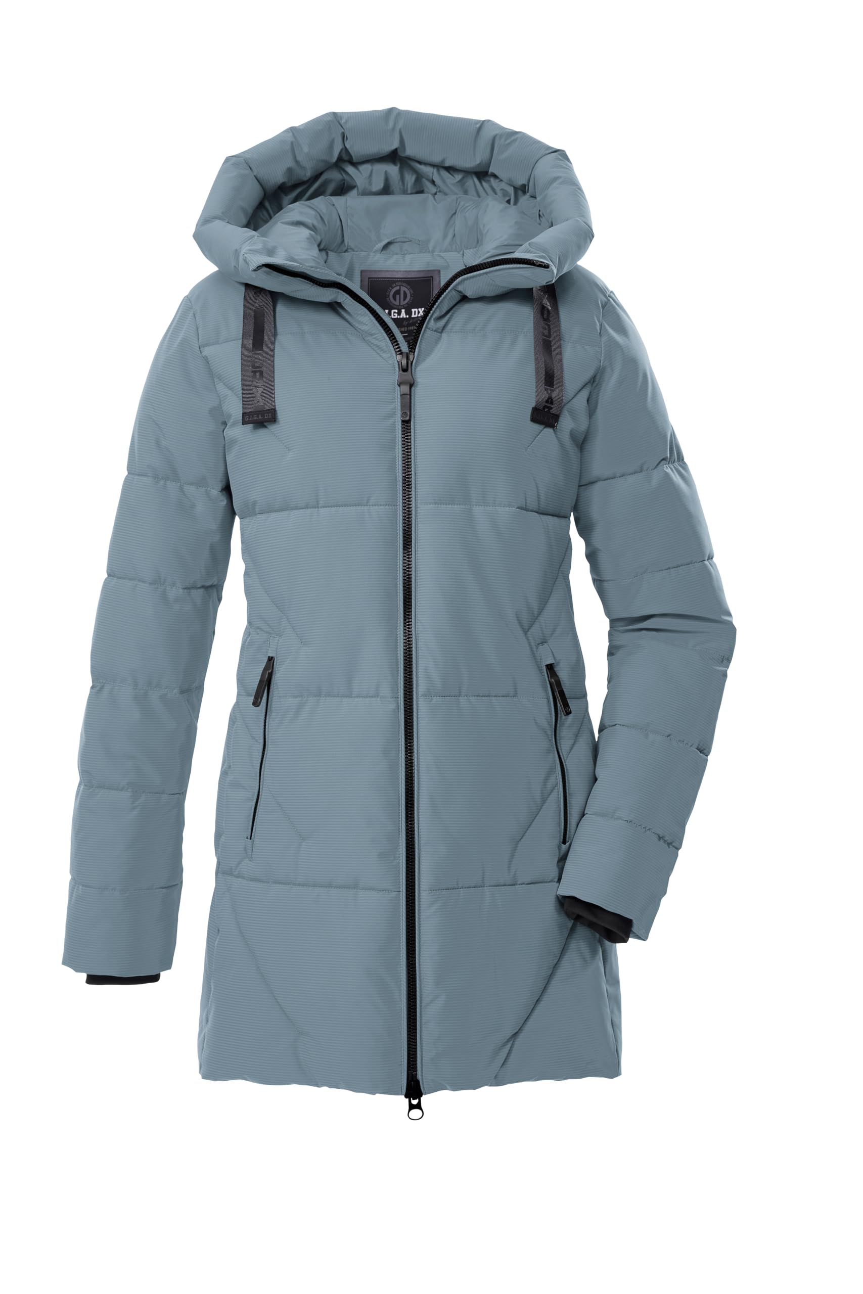 G.I.G.A. DX Mujer Parka de invierno funcional GW 30 WMN QLTD PRK | Repelente al agua 10.000 mm; transpirable 3.000 g/m²/24 h; cortavientos; bolsillos cremallera; protección frente al frío