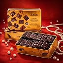 Chokola Signature Dessert Square Chocolate Hamper – Premium Sponge Cake Enrobed in Dark Chocolate (Brownie) with Assorted Flavours & Nuts | Luxury Chocolate Gift Box for Festivals Celebrations (180g, 12 pcs) gallery image