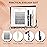 QUEWEL DIY Eyelash Extensions Kit, Lash Clusters 144 Pcs, Clusters Eyelash Applicator Tool, Super Hold Cluster Lashes Bond and Seal, Glue Remover Easy to Apply at Home(S012-Kit)