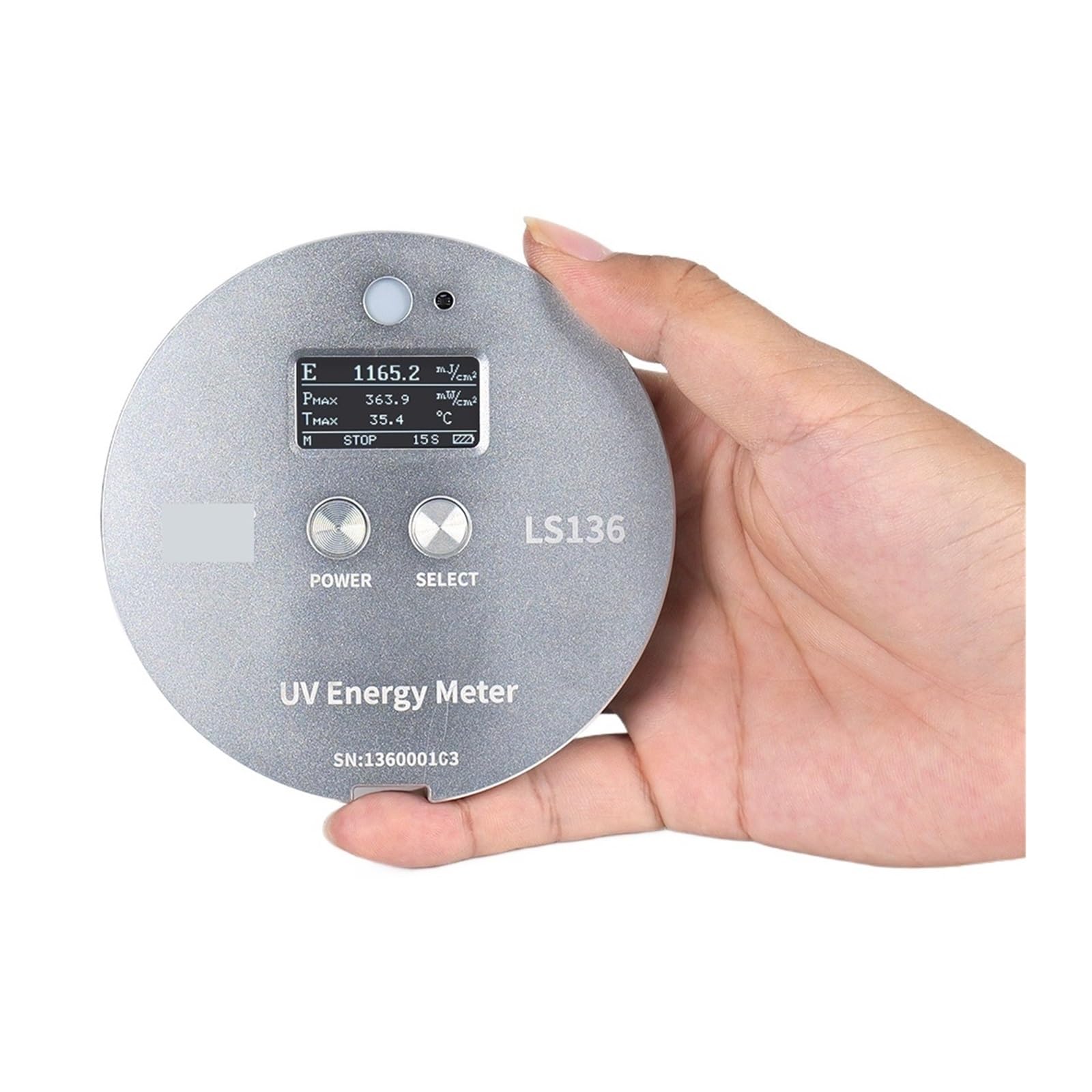 LNHHG LS136 315nm To 400nm UVA Intensity Integrator UV Power Puck Radiometer Portable Ultraviolet Radiation Meter UV Energy Meter