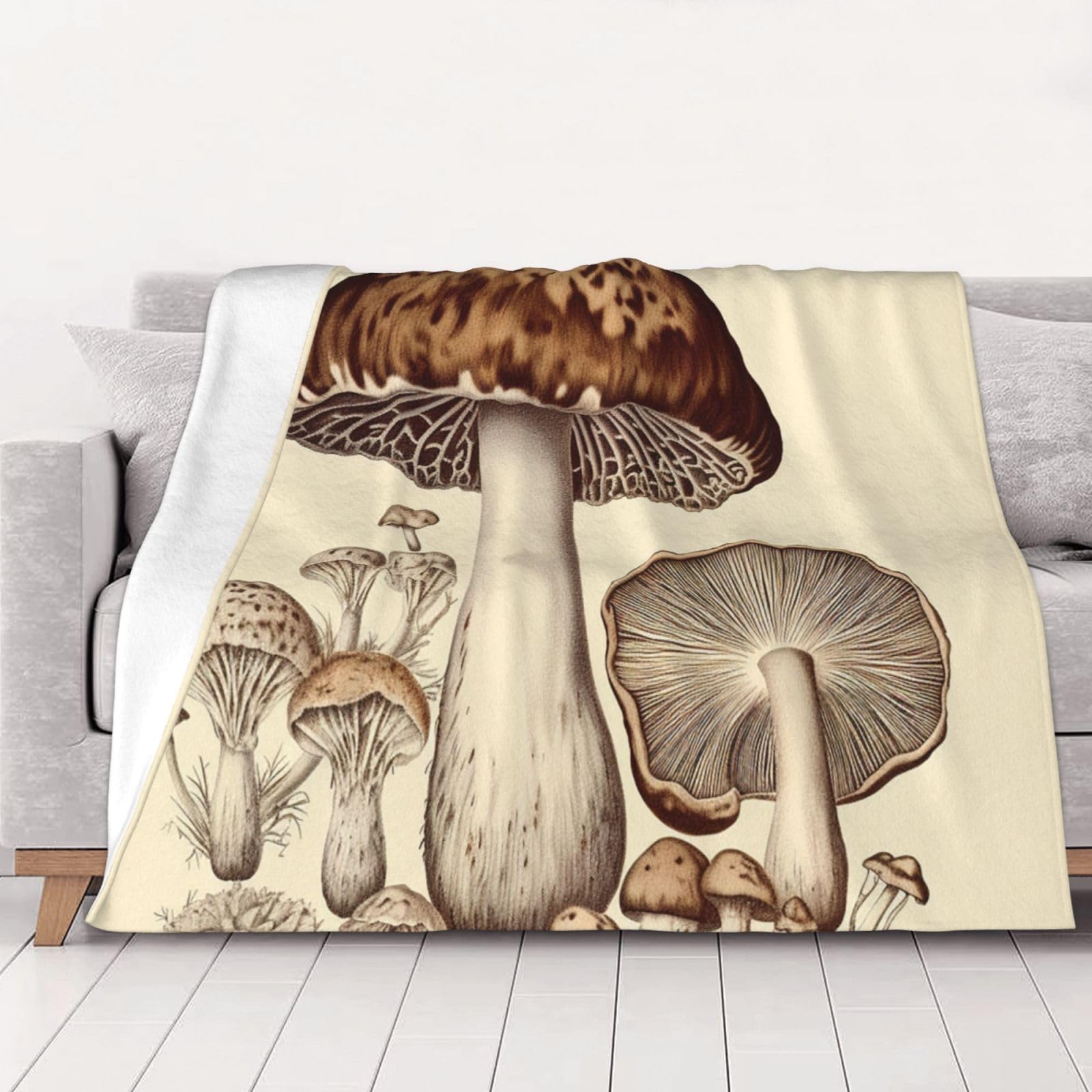 Couverture en flanelle douce et durable au design vintage raffiné