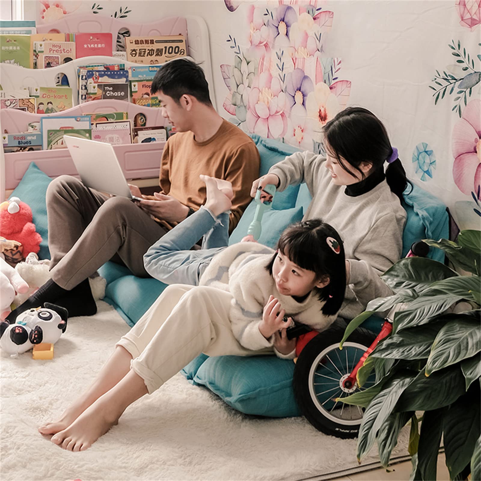 Amazon.co.jp: 折りたたみレイジーソファ、2人用折りたたみソファ 