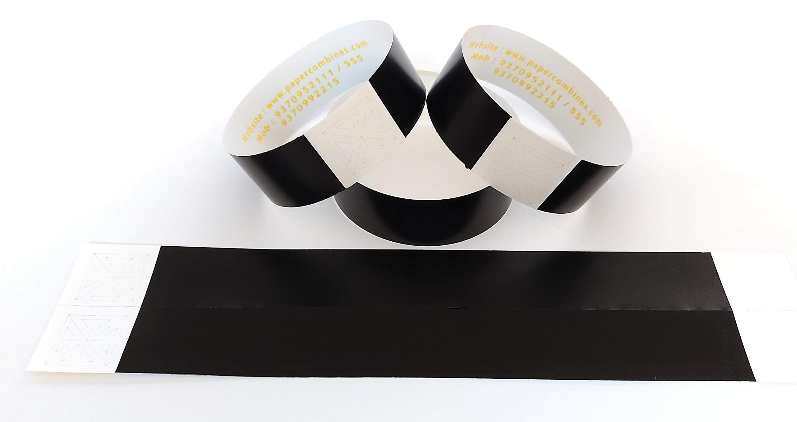 Paper Combines Wristbands (Black, 1000)-image-45