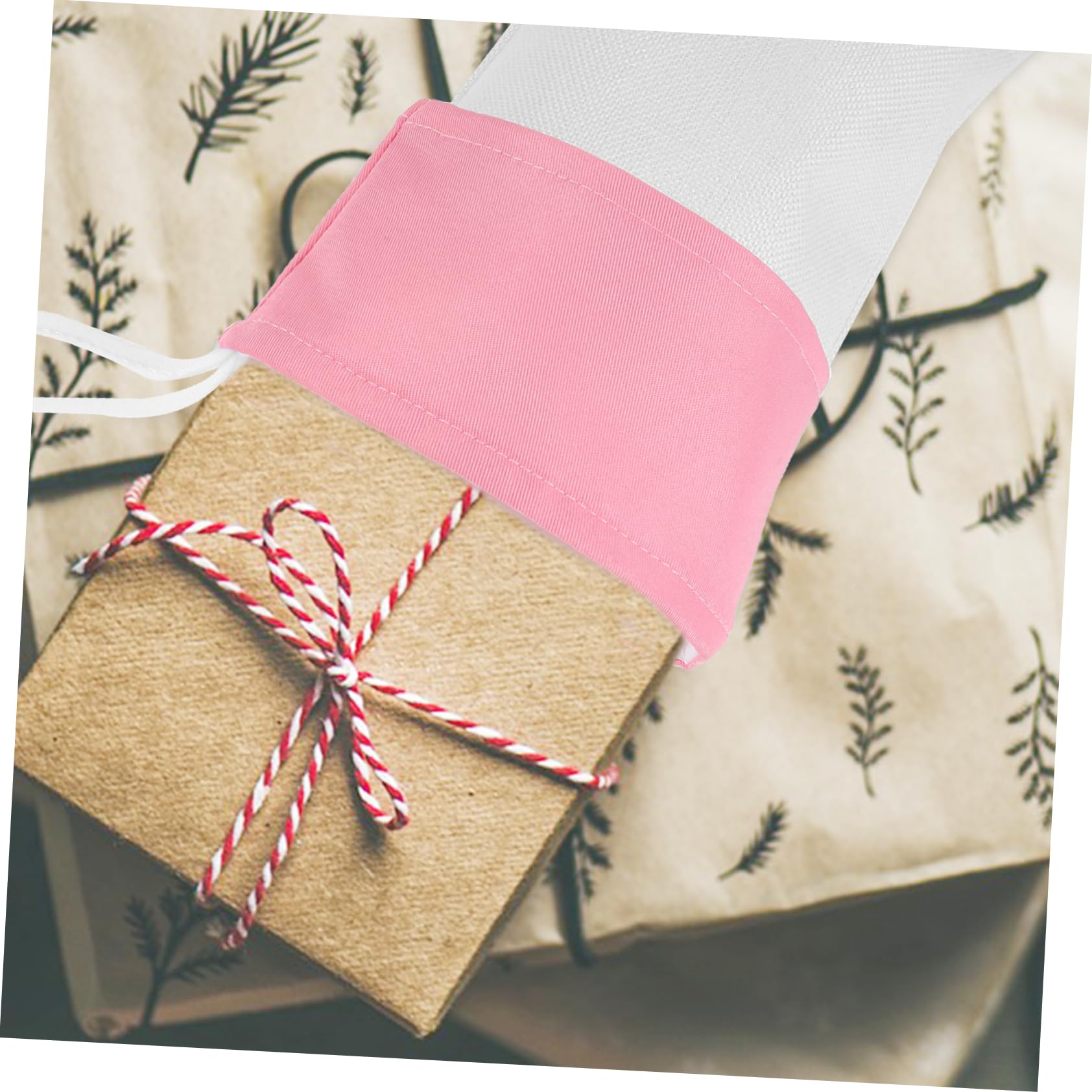 NOLITOY Cute and Dog Paw Present Bag Blank Pouch Heat Transfer Material Soft Cotton