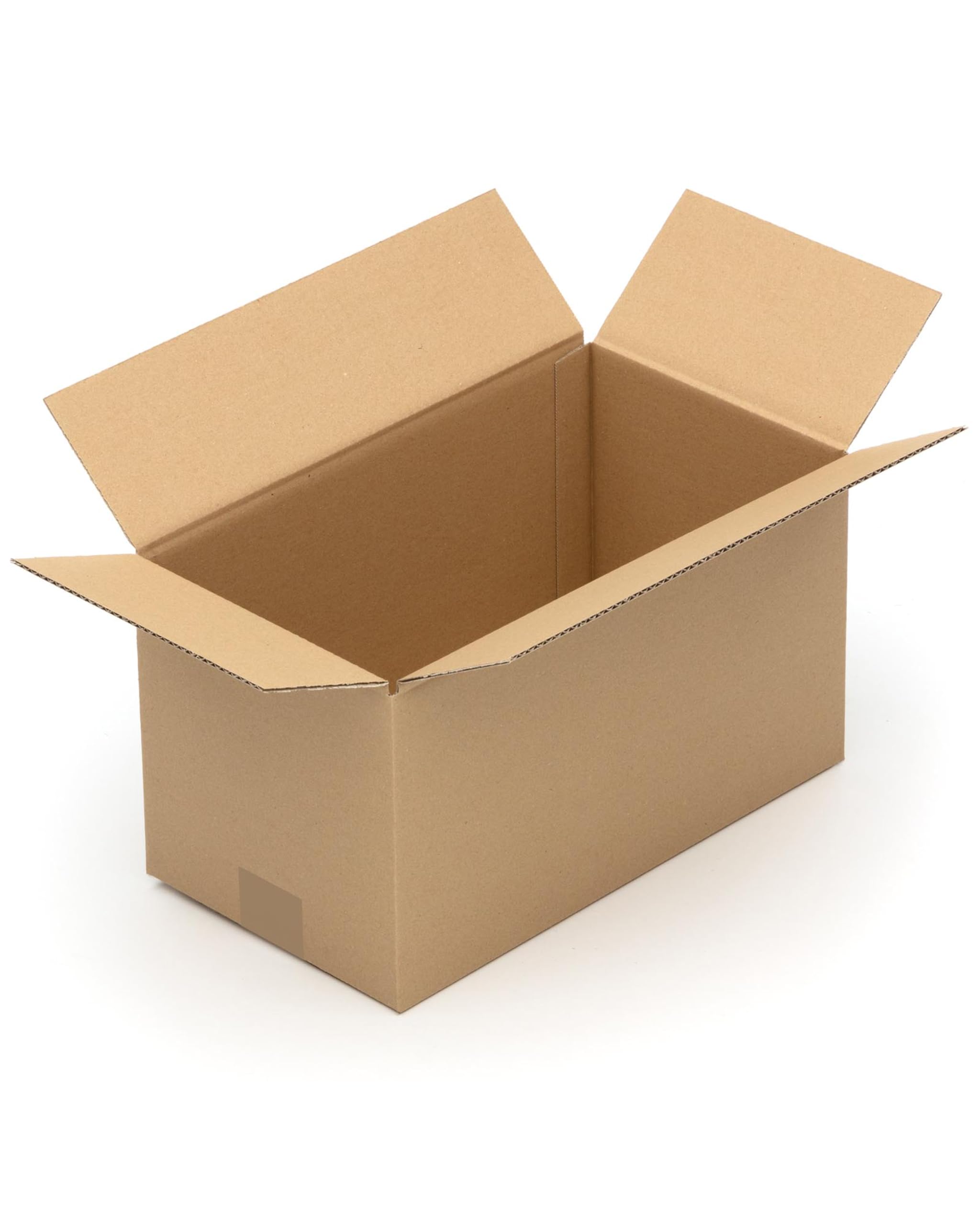 KK Verpackungen Versandkartons 360 x 200 x 200 mm Braun 1-wellig (Außenmaß 365 x 206 x 210 mm) | 500 Stück, Faltkartons Kartons geeignet für Versand als DHL Paket DPD Hermes GLS Paketklasse M (KK26)