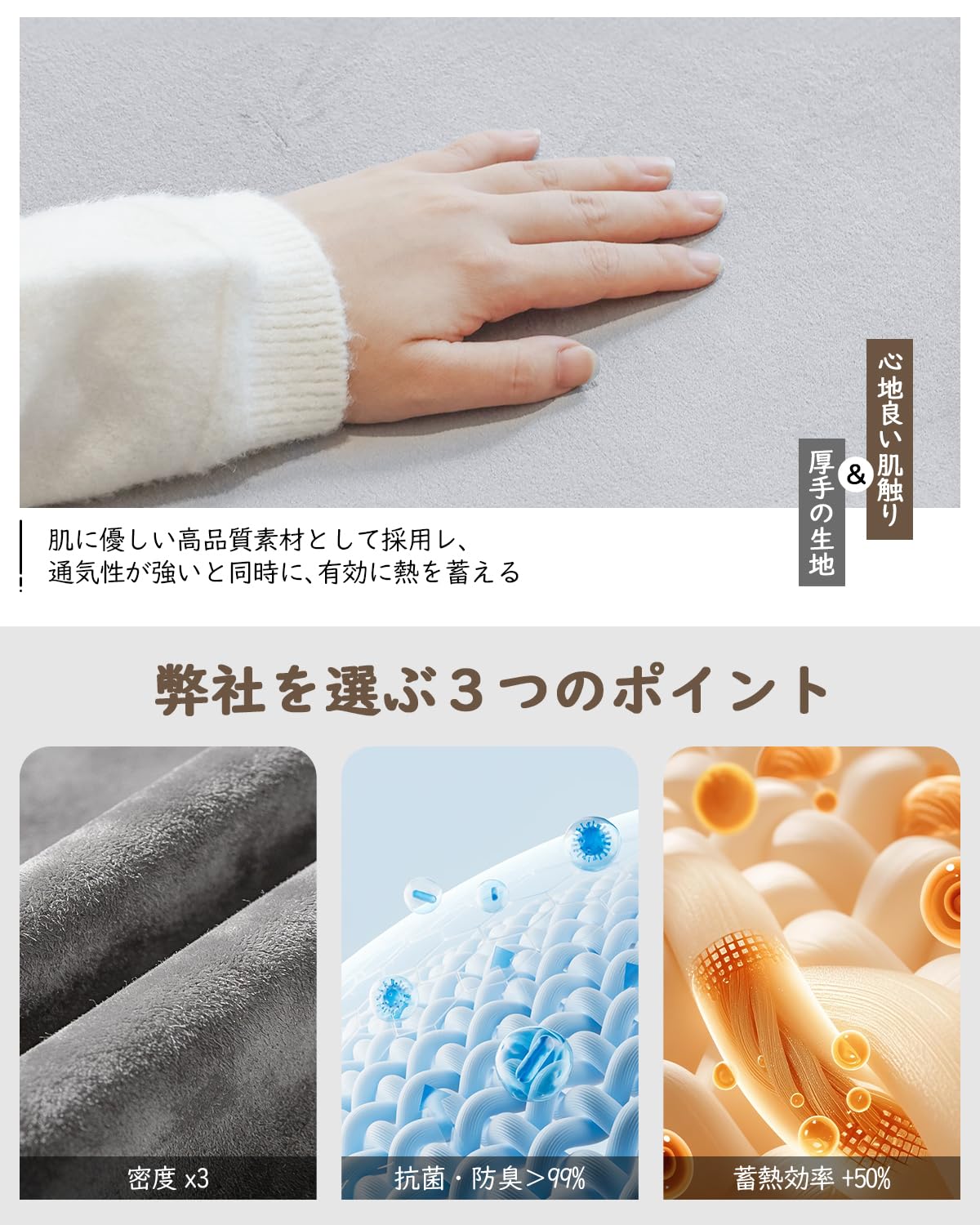 Amazon.co.jp: 【3秒速暖・加熱効果99％UP】電気座布団 ホットマット