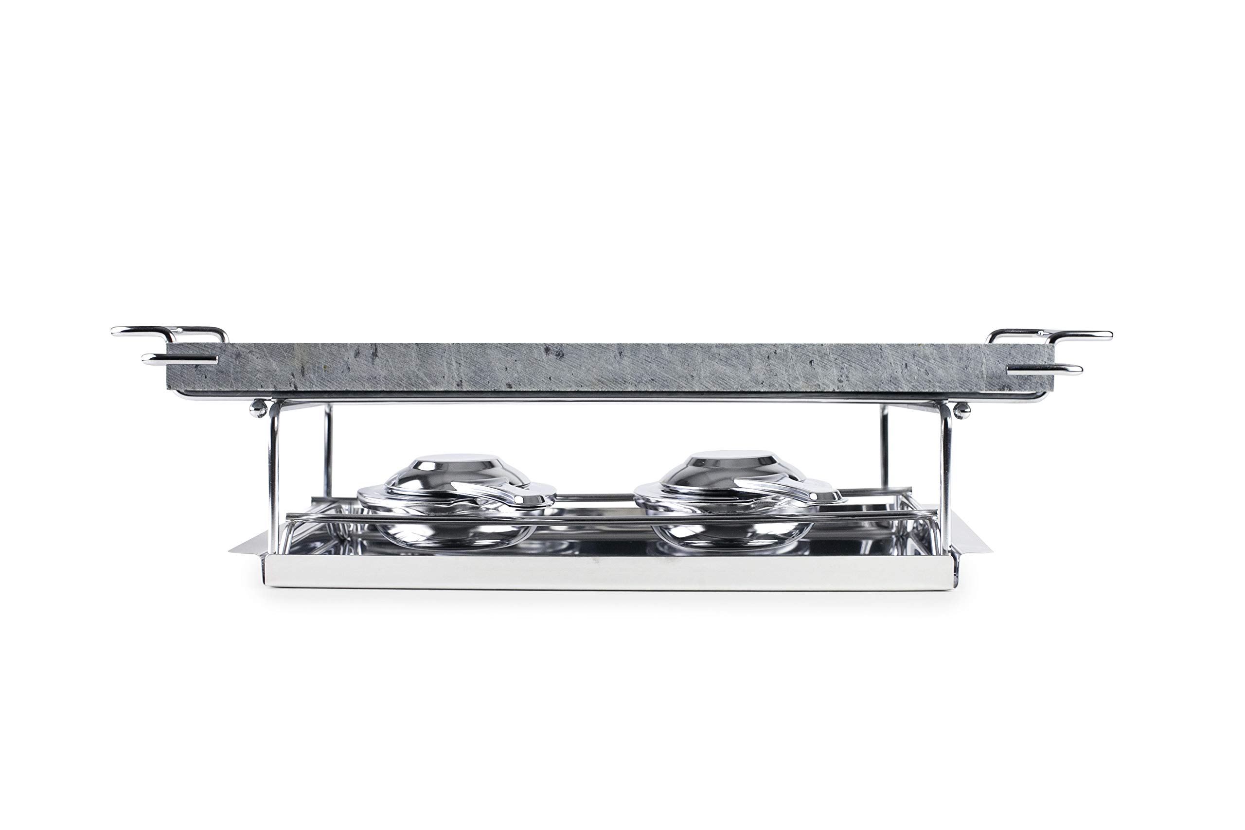 IBILI Grill Piedra 37X18 cm, Stainless Steel, Schwarz