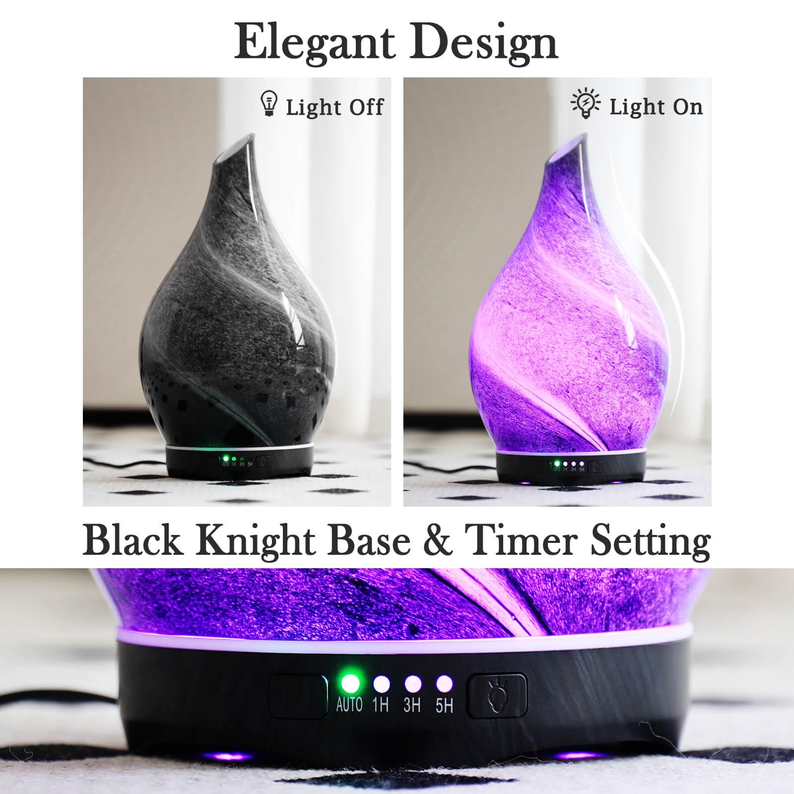 Running Man Diffuser Snapklik.com : Porseme 280ml Essential Oil Diffuser Glass Color ...