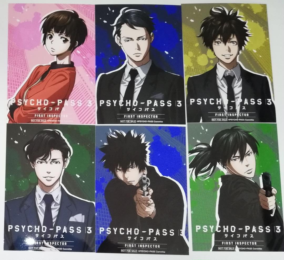 PSYCHO-PASS サイコパス ノイタミナカフェ ブロマイド psycho-pass サイコパス ノイタミナカフェ ポストカード 狡噛慎也