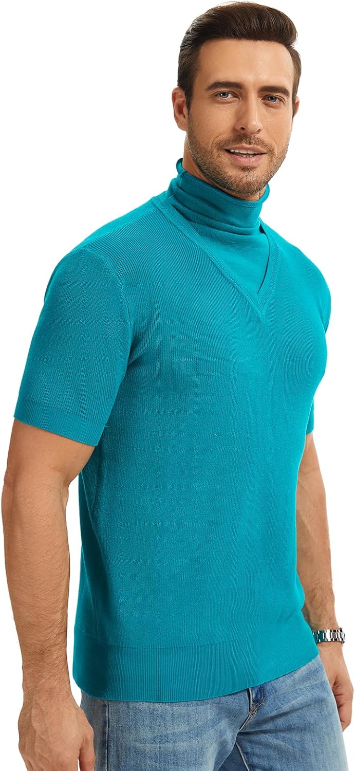 Halloween Cosplay Men Costume Knit Sweater Adult Half Sleeve Knitted Sweater Pullover Top - Image 3