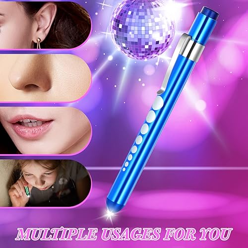 Miniatura 4 de 50 bolígrafos de luz LED para enfermeras con medidor de pupila, accesorios reutilizables para enfermeras, médicos, enfermeras, médicos, escuela de