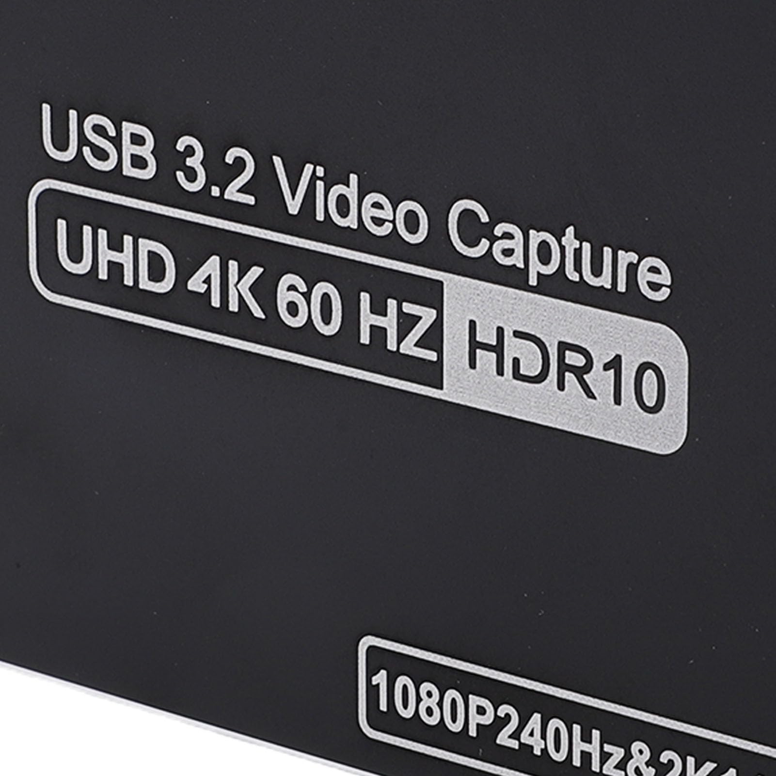Scheda di Acquisizione Video 4K 60Hz, Dispositivo di Acquisizione USB 3.2 con Uscita per Giochi in Streaming