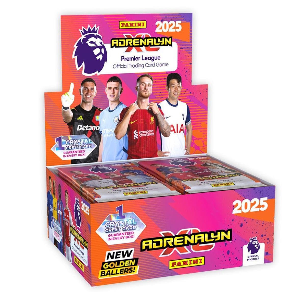 Panini Premier League Adrenalyn XL™ 2025 - Juego de cartas oficiales (caja)