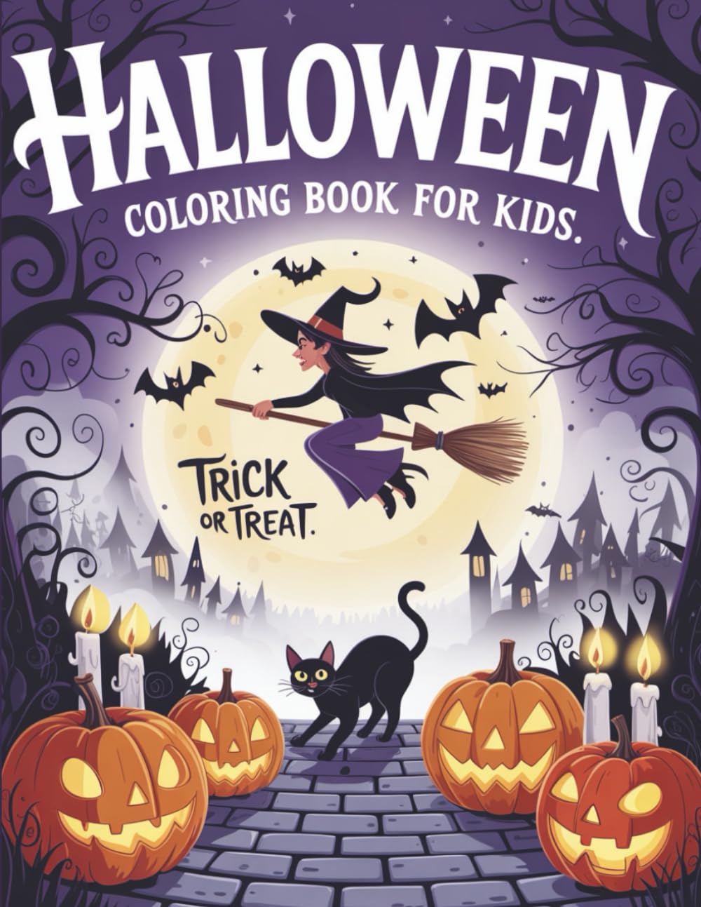 Halloween Colouring Book For Kids: Spooky Fun Halloween!