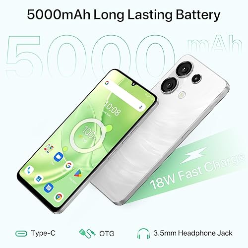 Miniatura 7 de UMIDIGI Teléfono celular G9 5G, teléfonos Android 14 desbloqueados, 12 (6+6) GB +128GB1TB TF Expand, 5G Dual SIM, cámara de 50MP, pantalla HD+ 90Hz