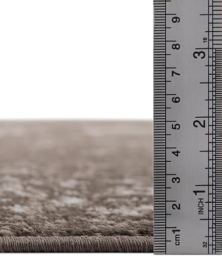 Miniatura 2 de Unique Loom Sofia Collection - Alfombra Casino (rectangular de 9 x 12 pies, color marrónmarfil)