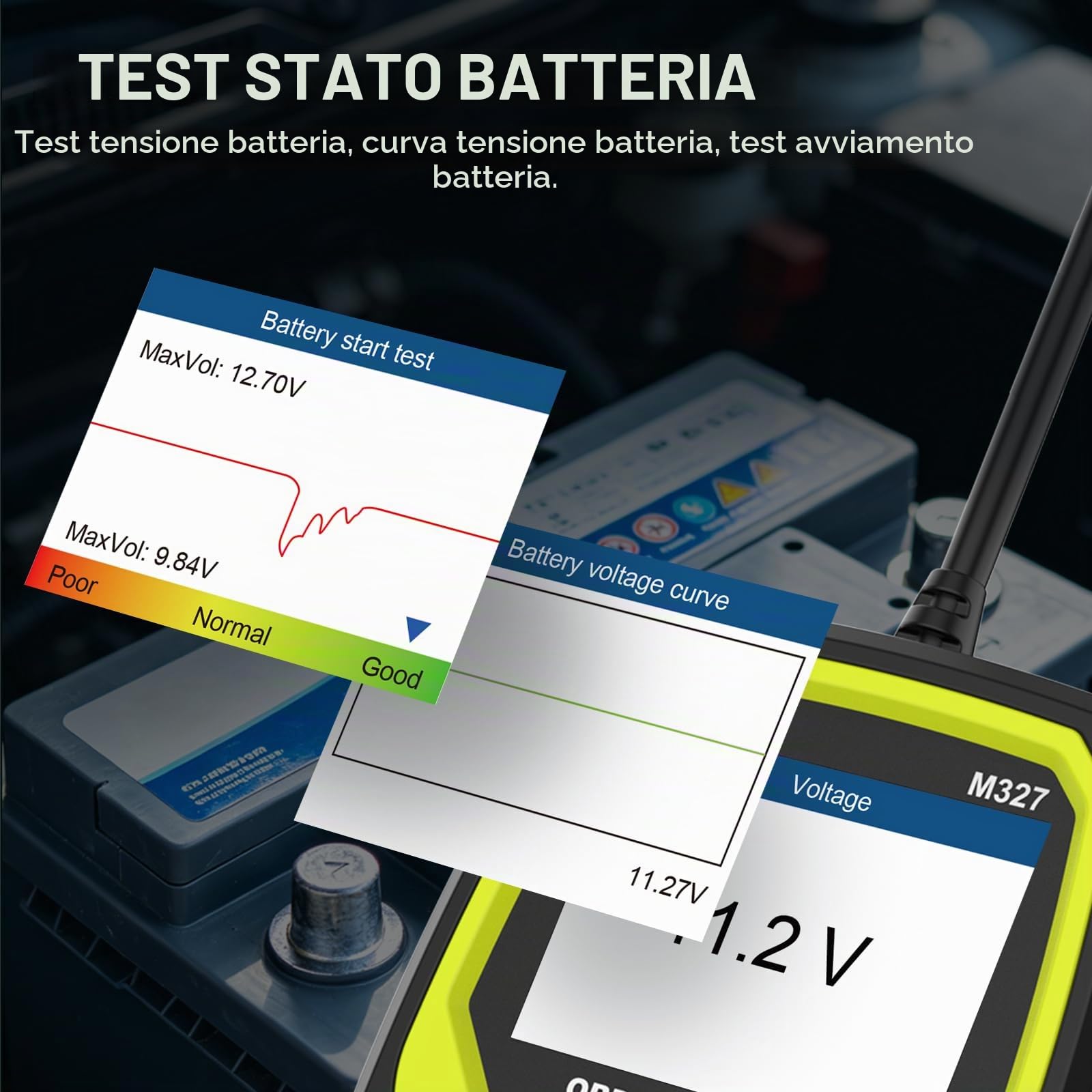 OBD2 Auto Diagnostica OBD2 Diagnosi Scanner,OBD EOBD+Can Diagnosi Auto Professionale in Italiano,Lettore Errore Motore Auto con Funzioni-OBD2 per Audi BMW VW Tutti i Veicoli