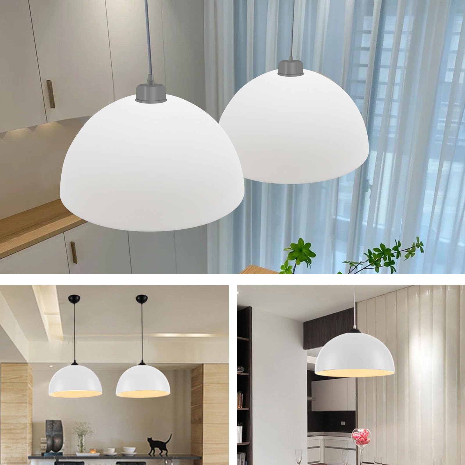 Duży klosz lampy podłogowej 25 cm, solidny plastikowy abażur, zamiennik lampy w nowoczesnym stylu do salonu, sypialni, lamp podłogowych i różnych żarówek