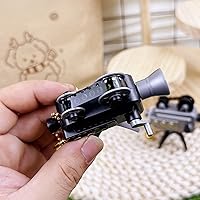 Vista 5 de Modelo de proyector de película retro en miniatura con trípode, película de estilo vintage de resina artesanal, mini accesorios de película