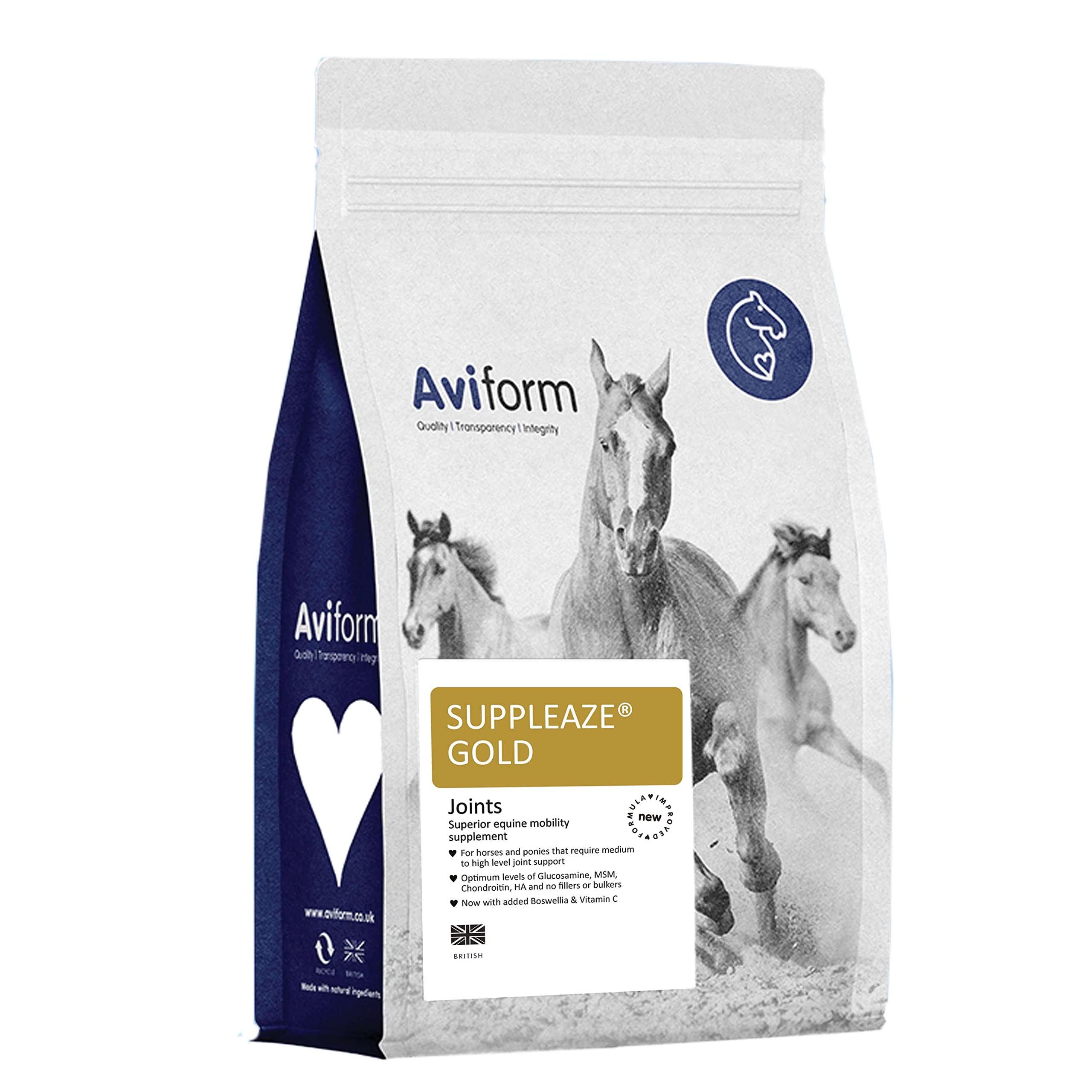 Buy Aviform Suppleaze Gold Joint Supplement for Horses Nourishes