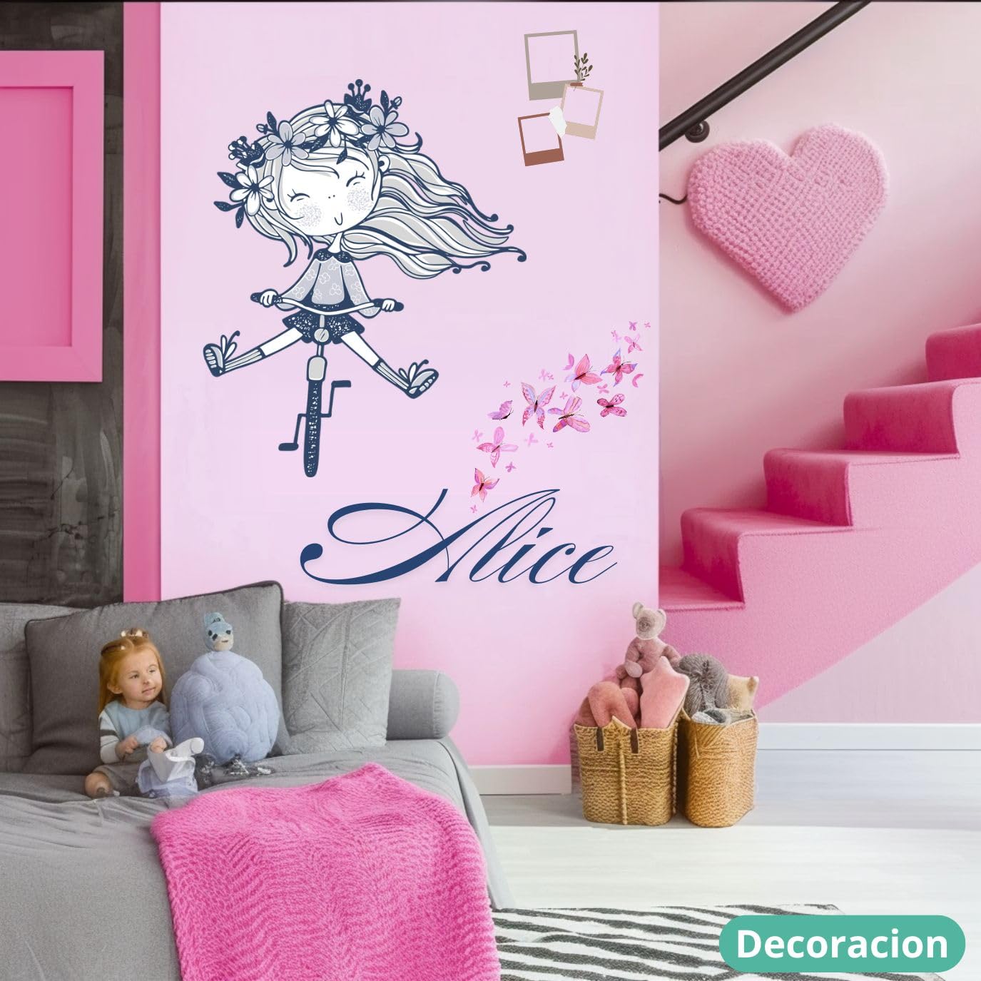 MITHREEL Gekleurde Magnetische Whiteboard Folie – Zelfklevende Whiteboard Sticker voor Muur, Herbruikbare Planner voor Thuis, Kantoor & School (60 x 40 cm roze