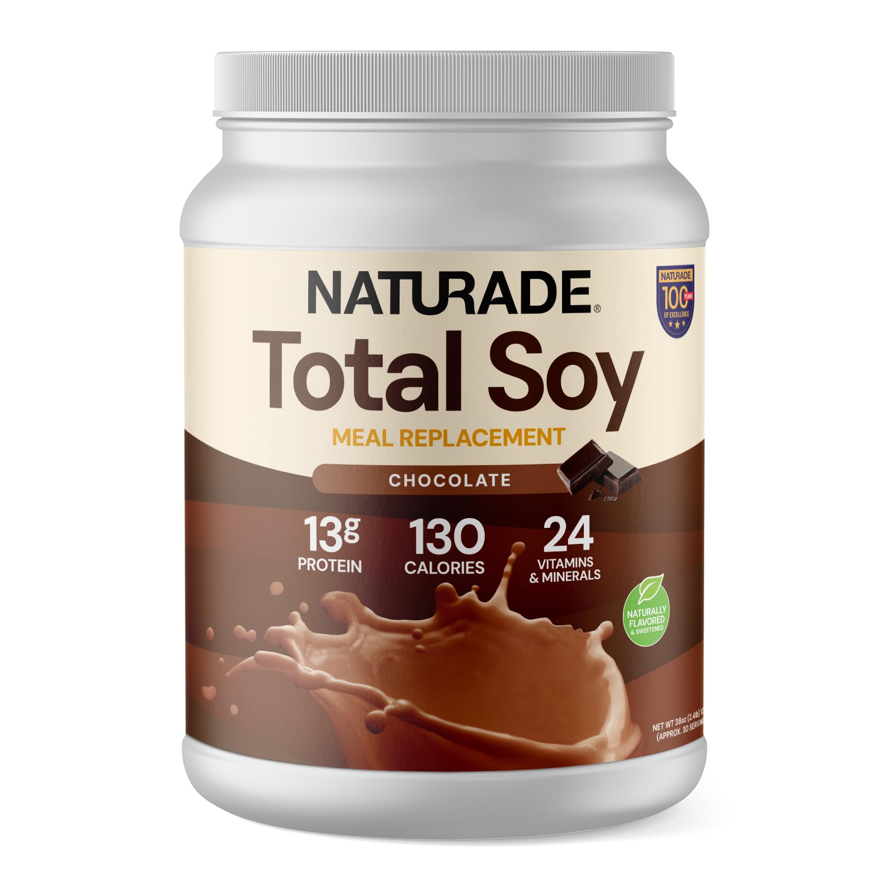 Naturade Total Soy Protein Powder, Chocolate