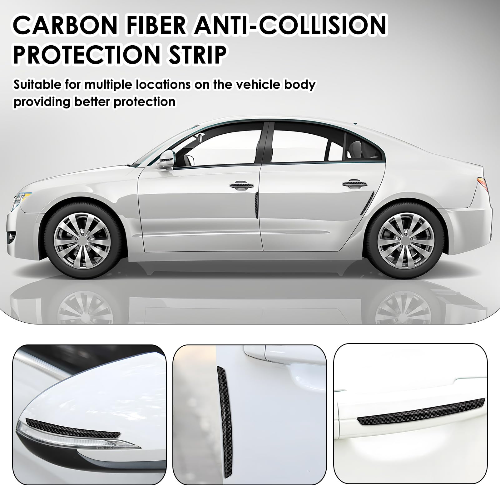 Flaconi 6PCS Protection Portiere Voiture,Protection Des