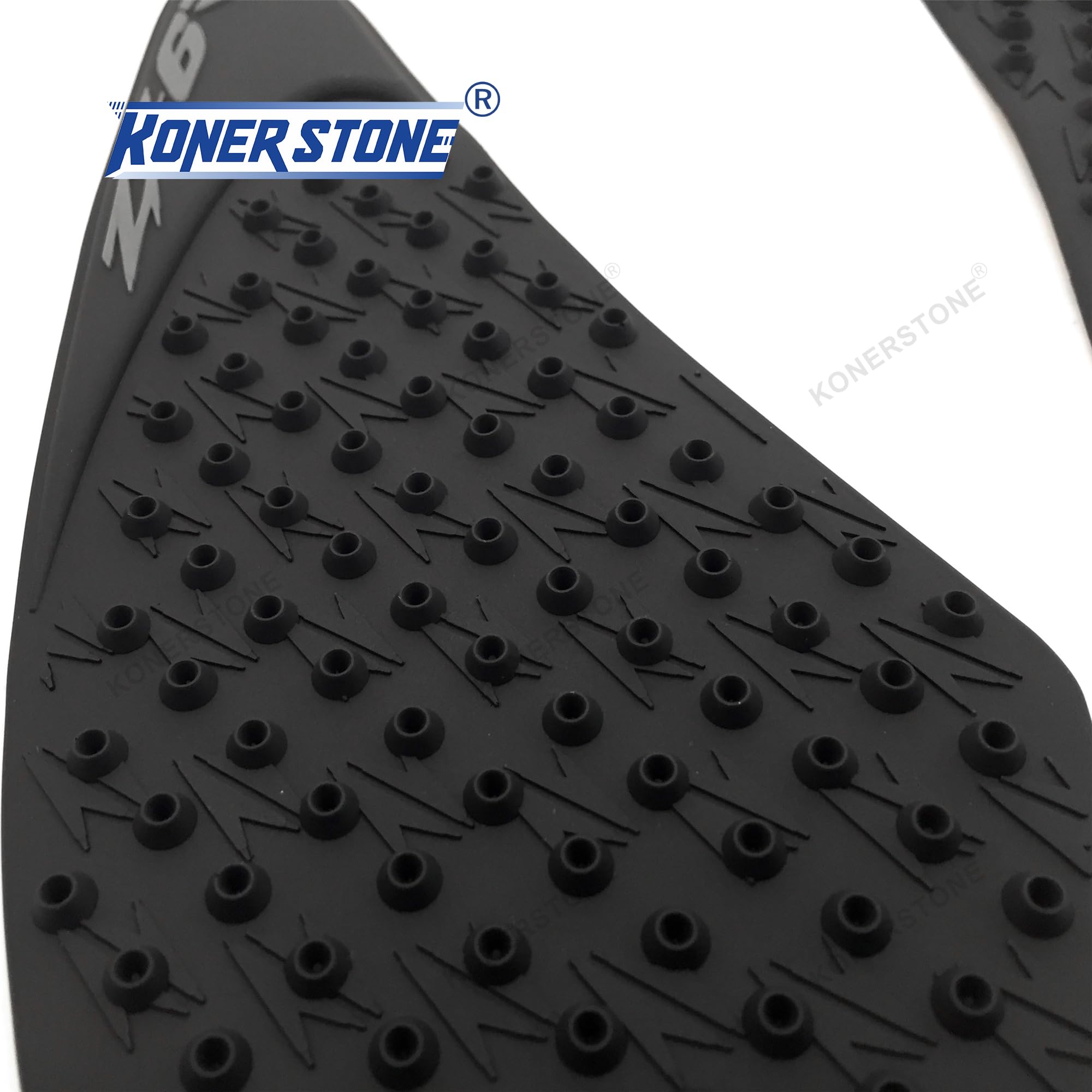 Anti-Rutsch-Gas-Kraftstofftank Pads Protector für Kawa.saki Ninja ZX6R ZX-6R 2007 2008 Aufkleber Kniegriffe Traktion Seitenpads Motorradzubehör Schwarz 07 08