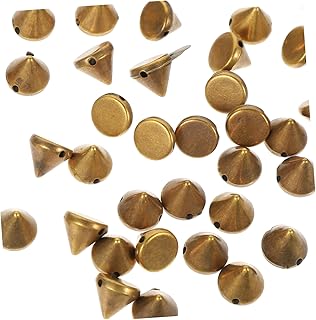 VILLCASE 200 Pçs Botões De Rebite Para Roupas Kit De Joias Kit De Artes E Ofícios Spikes Para Roupas Punk Spikes Spikes Studs Para Roupas Bolsas Acessórios Sapatos DIY Spike Pontiagudo