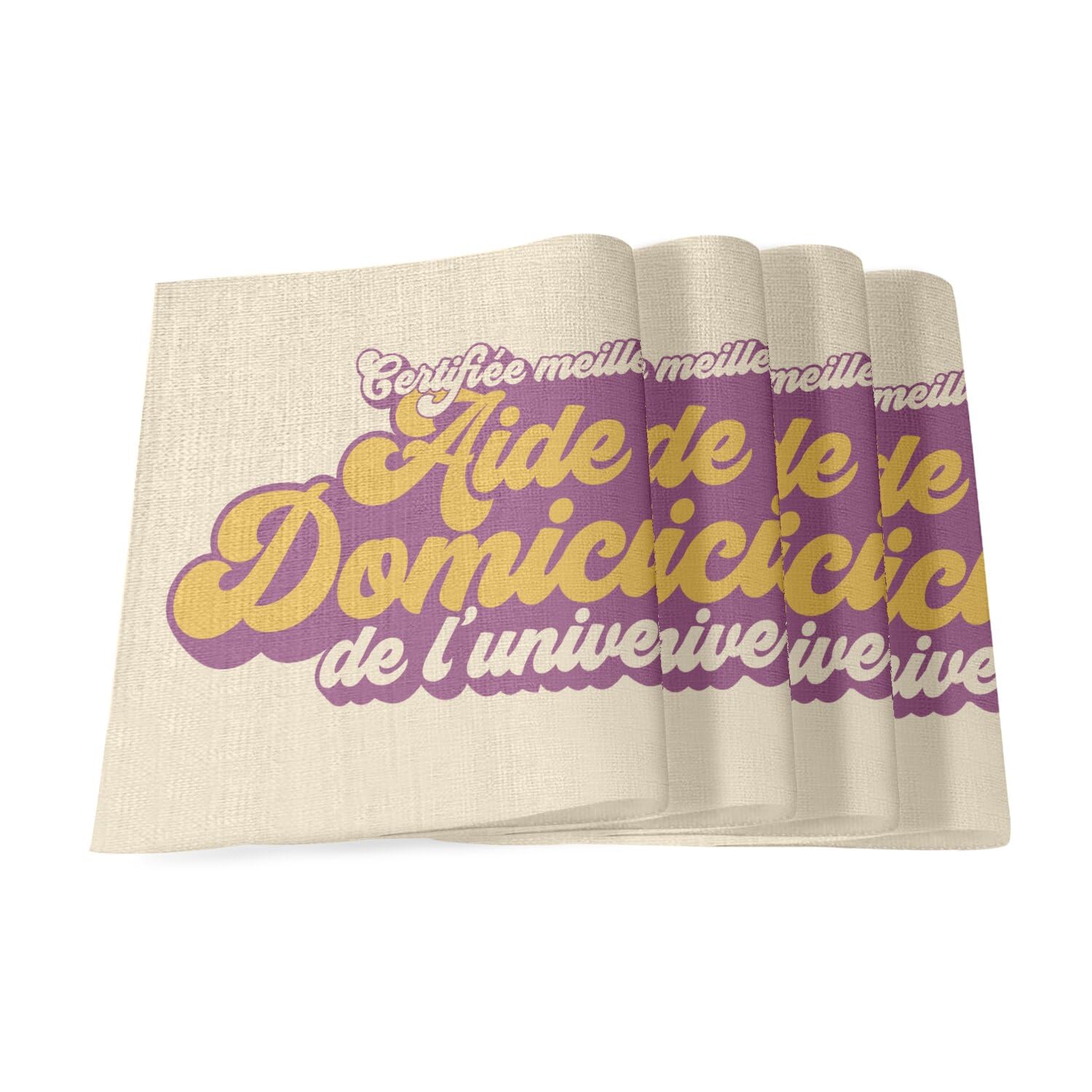 Sets de table en lin parfaits pour les repas conviviaux en famille au quotidien