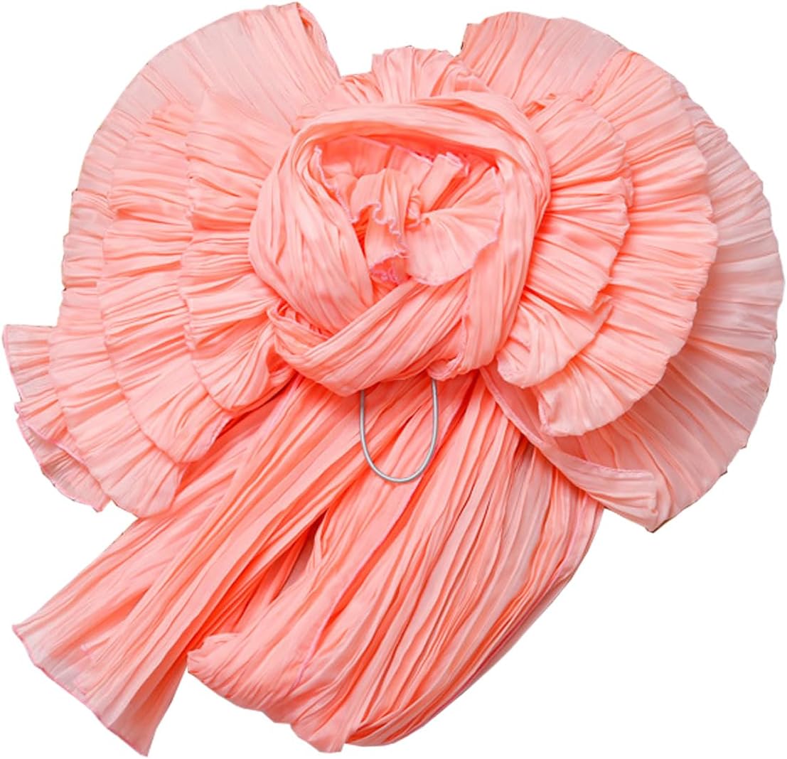 CAMDOM Japanese Kimono Pre Tied Big Flower Obi Belt Sash Yukata Robe Accessories for Kimono Halloween