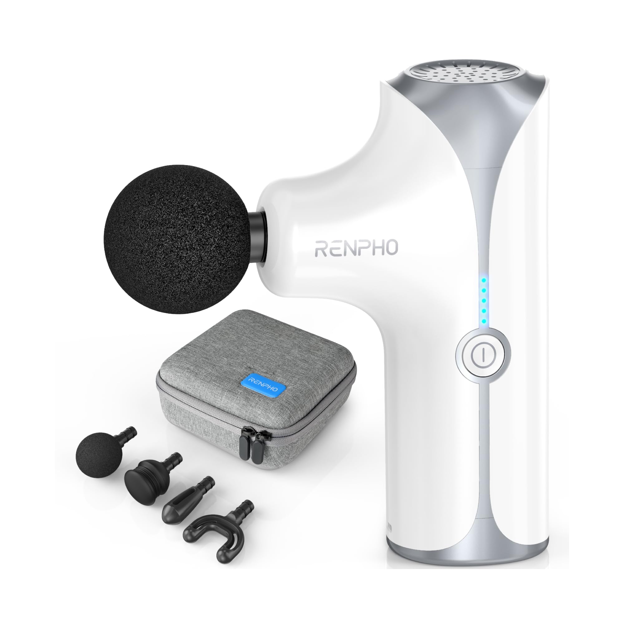 Amazon | RENPHO ハンディガン MINI 4種類のヘッド付 トータル ボディ