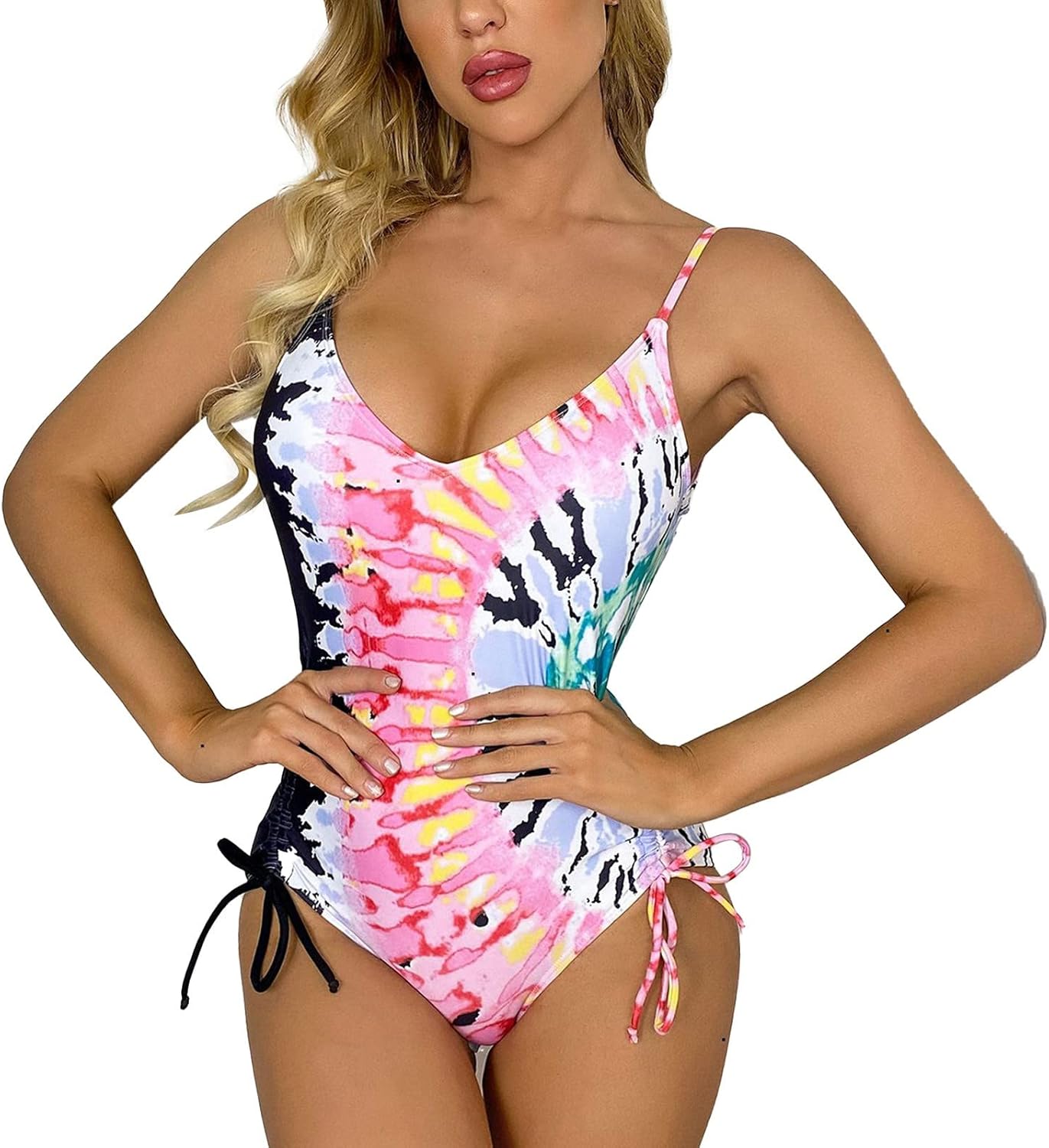 Women's OnePiece Exotic Bathing Suit Strap Halter One